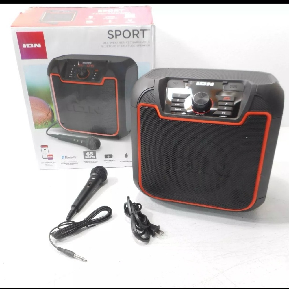 Sport Black Portable Bluetooth Speaker